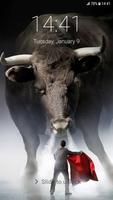 Buffalo Pattern Lock Screen ポスター