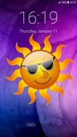 Emoji Pattern Lock Screen plakat