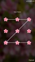 Sakura Pattern Lock Screen اسکرین شاٹ 2