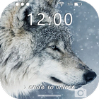 Wolf Pattern Lock Screen Zeichen