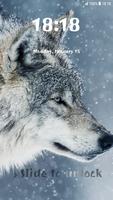 Wolf Pattern Lock Screen-poster