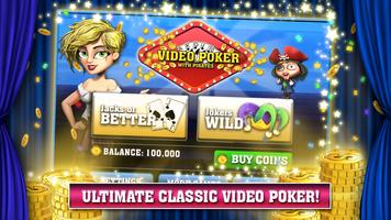 Video Poker with Pirates capture d'écran 1