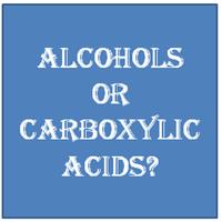 Alcohols or Carboxylic Acids 海報