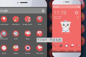 Flat Rose Icons & Wallpapers 截图 1