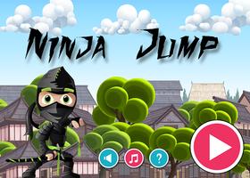 Poster Ninja shuriken Jump