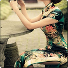 Cheongsam Chines Dress Moda ícone