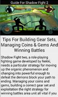 Guide for Shadow Fight 2 تصوير الشاشة 2
