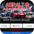 Mega Cheat Aspalt 8 Airborne Gameplay biểu tượng