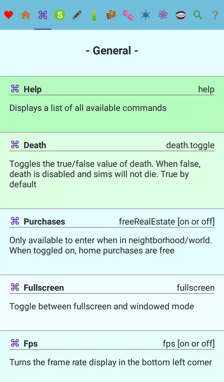 All Sims 4 Cheat Codes::Appstore for Android