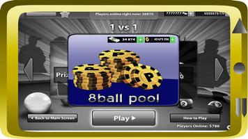 Latest Cheats for 8-ball pool (free coins & cash) screenshot 1