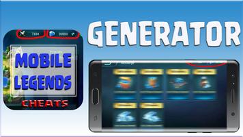 Hack For Mobile Legends cheats - App Joke Prank!! capture d'écran 1