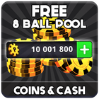 Free Coins 8 ball Pool Cheats : Prank ícone