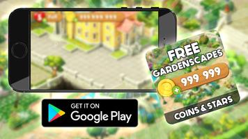 Free Coins Gardenscapes  Cheats : Prank capture d'écran 1