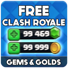 Free Gems Clash royale Cheats : Prank icône