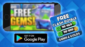 Free Gems Clash royale Cheats : Prank capture d'écran 1