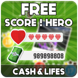 Free Score Hero Cheat : Prank icône