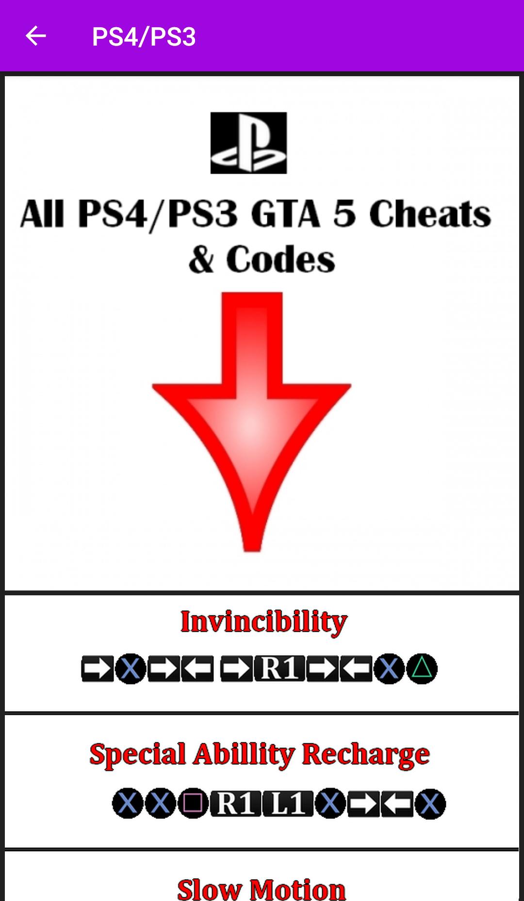 Cheats For GTA 5 Codes 2018 for Android - APK Download