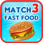 Match 3 - Fast Food أيقونة