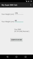 Sky BMI Calculator Poster