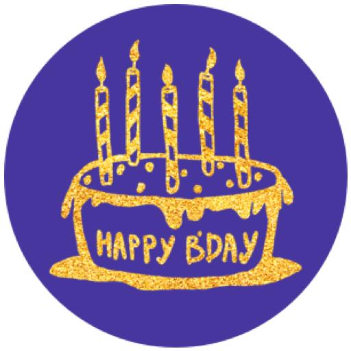 PG Bling Party - B Day Sticker Pack from PhotoGrid