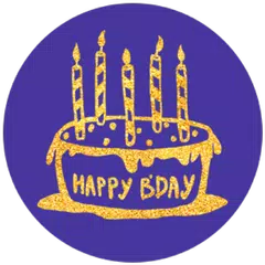 PG Bling Party - B Day Sticker Pack from PhotoGrid APK Herunterladen