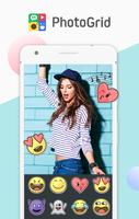 Emoji Sticker Camera from Collage Maker & Editor постер