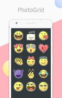 Emoji Sticker Pack from Photo Grid (Photo Editor) स्क्रीनशॉट 1