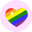 PG Love - Rainbow Sticker Pack from Photo Grid-APK