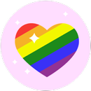PG Love - Rainbow Sticker Pack from Photo Grid APK