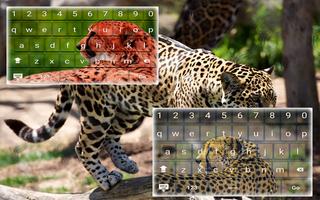 Cheetah Keyboard Theme poster
