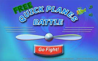 Quick Planes Battle Free ポスター