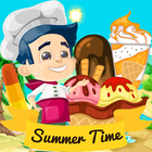 Summer Chef Kids Cooking Game آئیکن