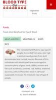 Blood Type Diet screenshot 2