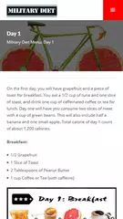 Military Diet アプリダウンロード