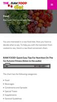 Raw Food Diet screenshot 1