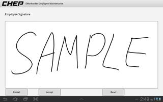 E-Signature capture d'écran 1