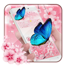 Розовая тема цветущей вишни APK