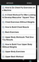 Chest And Back Upper Workout screenshot 3