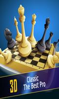chess 3D plakat