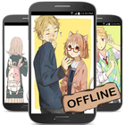 Anime Couple Wallpaper HD icône