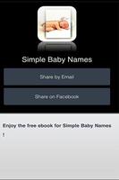 Simple Baby Names スクリーンショット 3