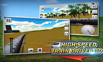 High-Speed Train Driver 3D syot layar 3