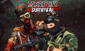 FPS-Zombie Crime City Survival Affiche