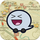 Free Waze GPS Map Guide 2017 icône