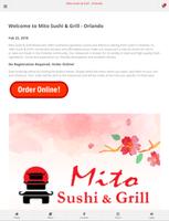 Mito Sushi & Grill Orlando Online Ordering imagem de tela 3