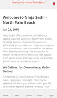 Ninja Sushi - North Palm Beach Affiche