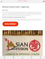 Asian Fusion League City Online Ordering capture d'écran 3