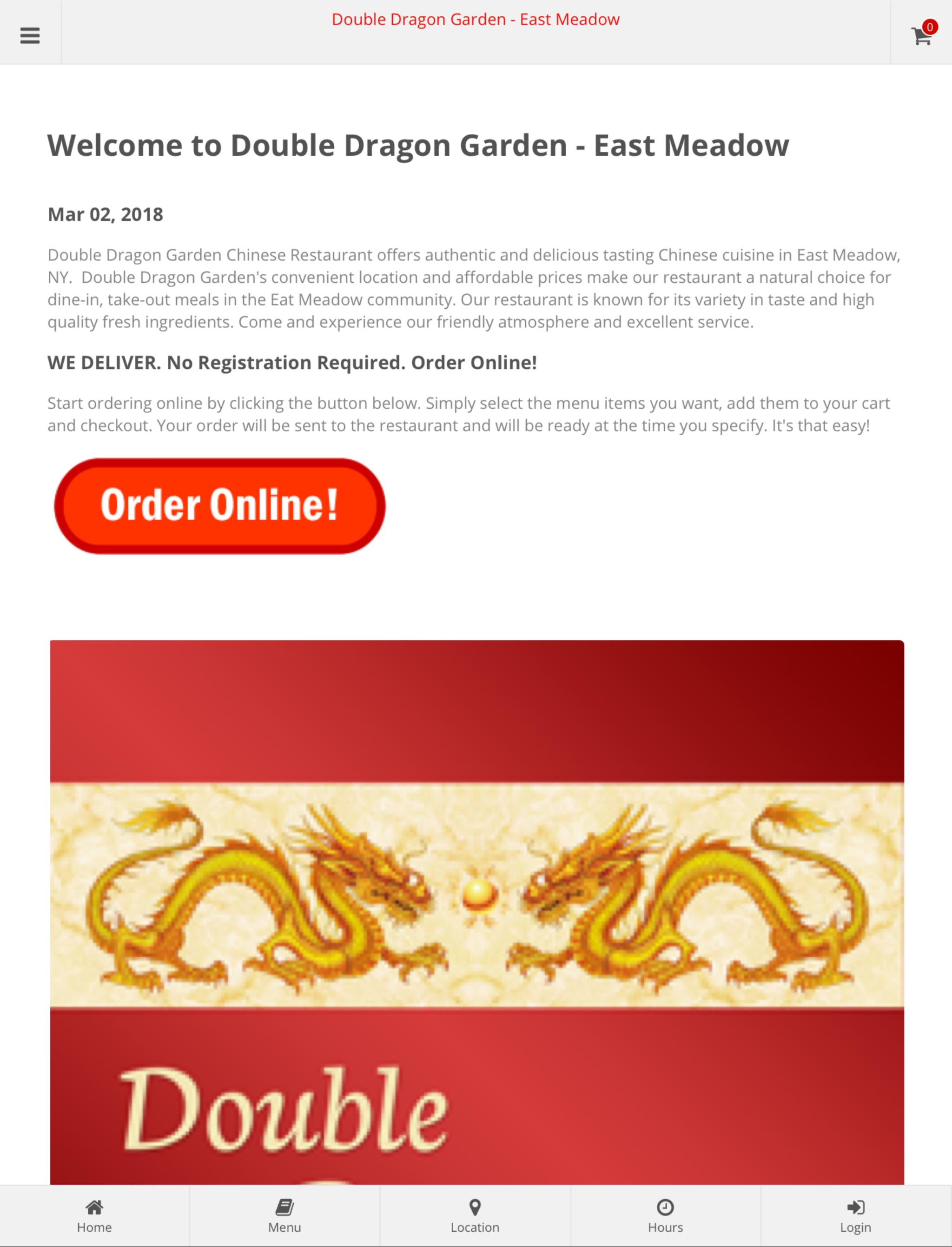 Double Dragon Garden East Meadow Online Ordering For Android Apk