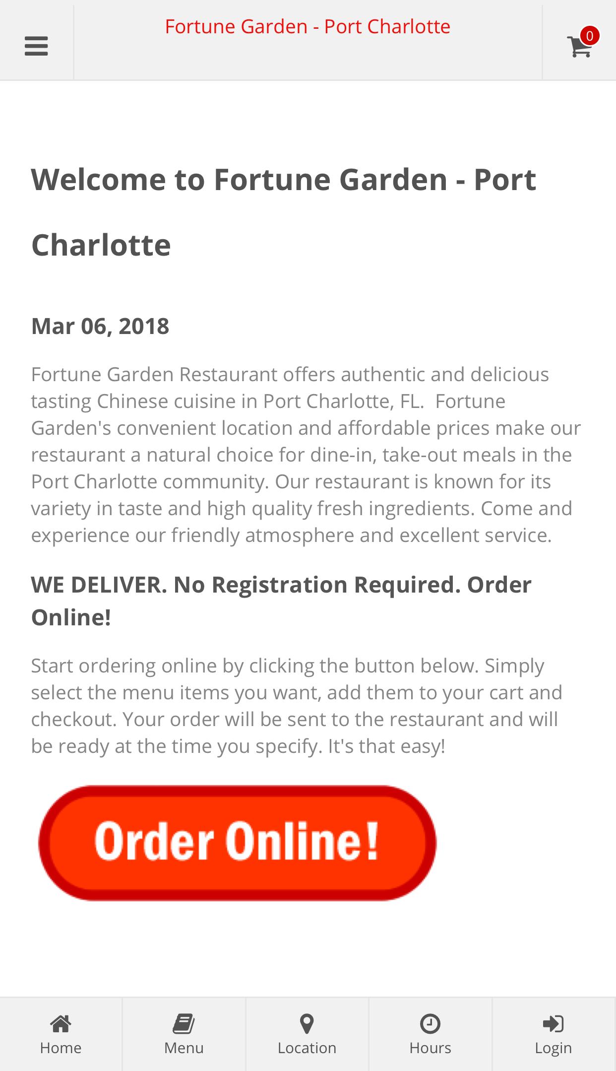 Fortune Garden Port Charlotte Online Ordering For Android Apk