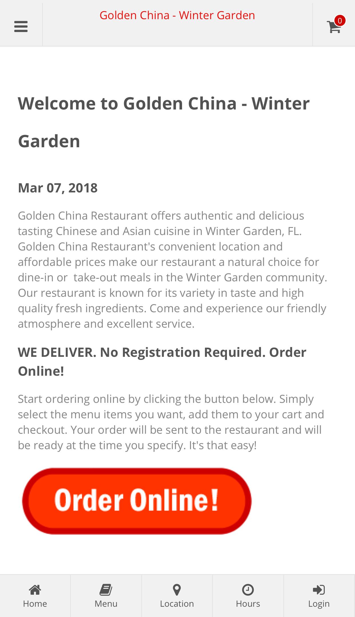 Golden China Winter Garden Online Ordering For Android Apk Download